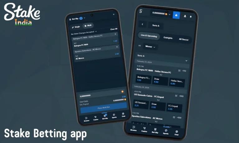 Taking care of the convenience of players, the bookmaker allows Indians to place bets from their mobile gadgets